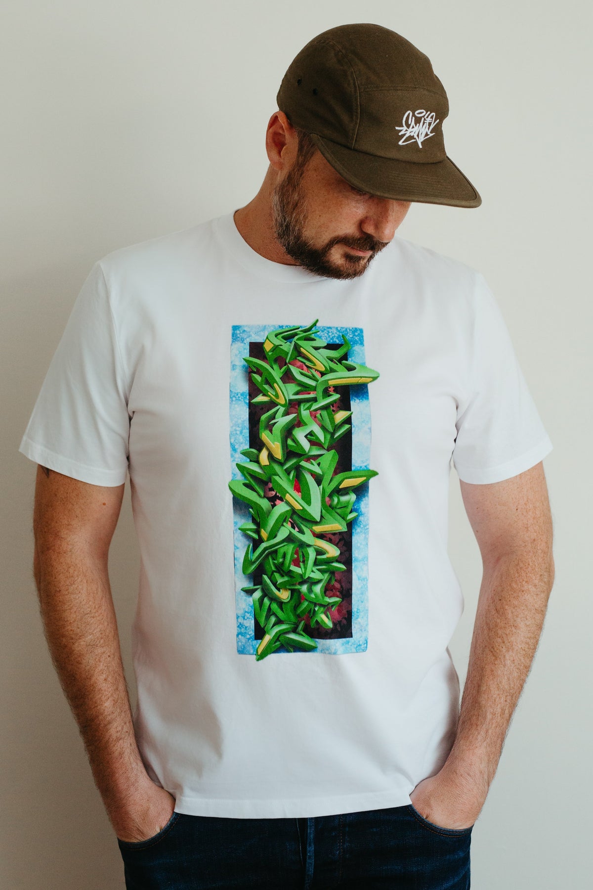 3D Alphabet Organic T-Shirt