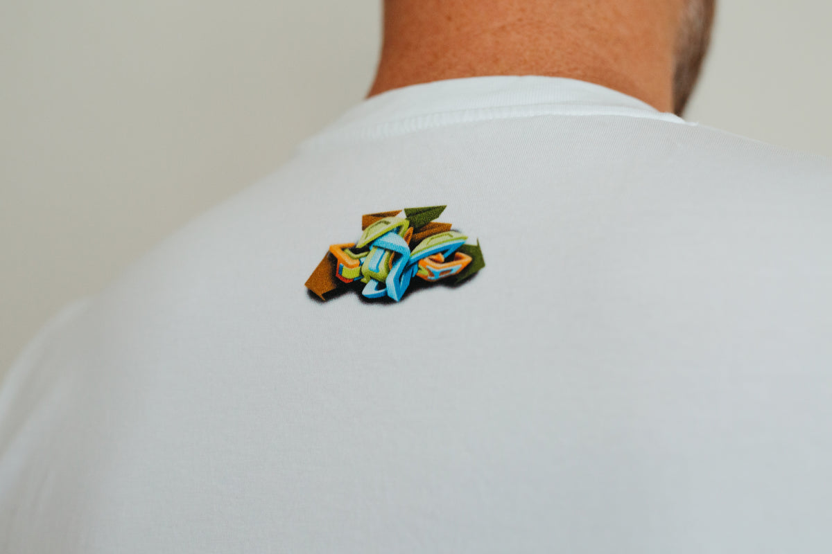 3D Alphabet Organic T-Shirt