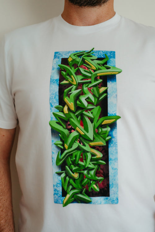 3D Alphabet Organic T-Shirt