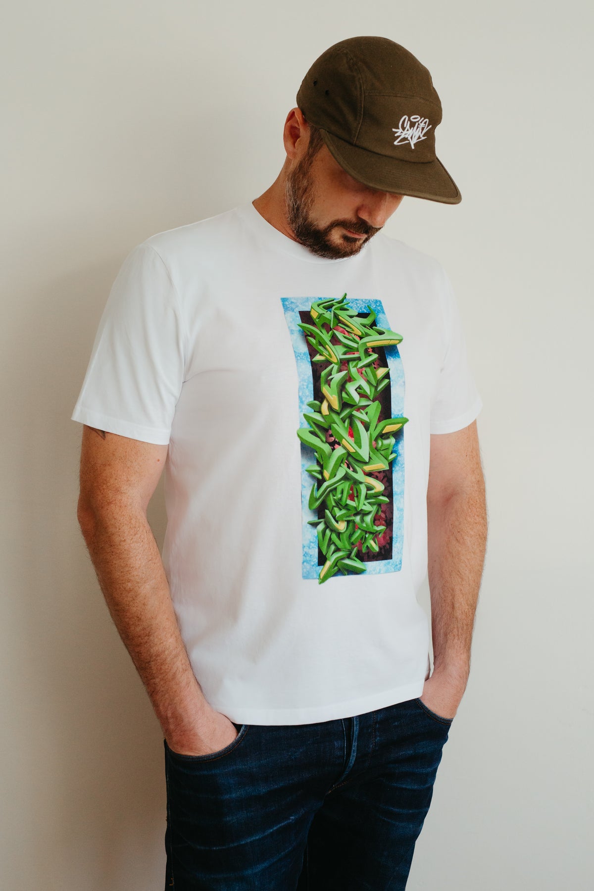 3D Alphabet Organic T-Shirt