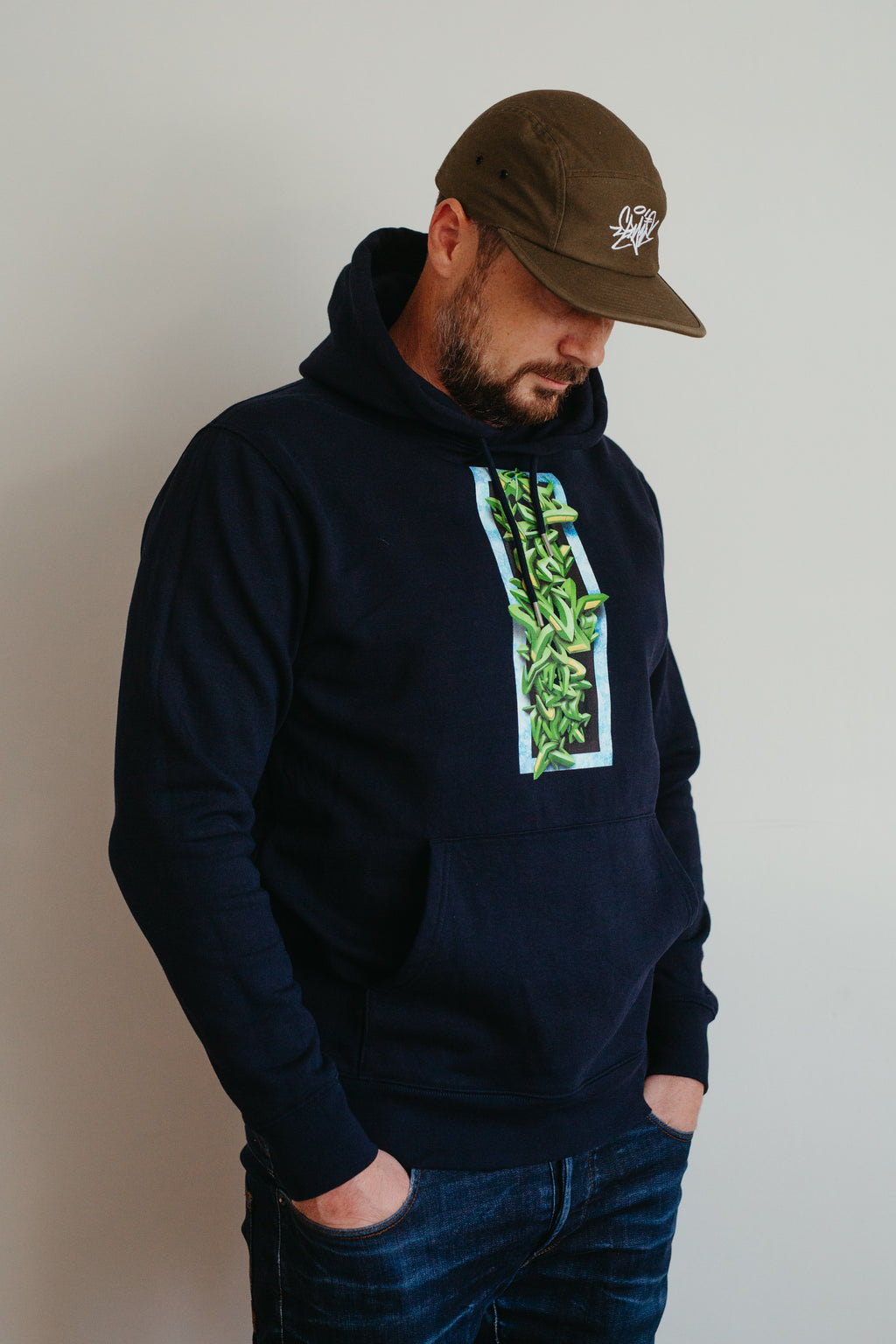 3D Alphabet Organic Hoodie