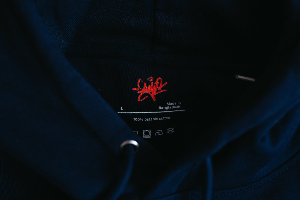 3D Alphabet Organic Hoodie