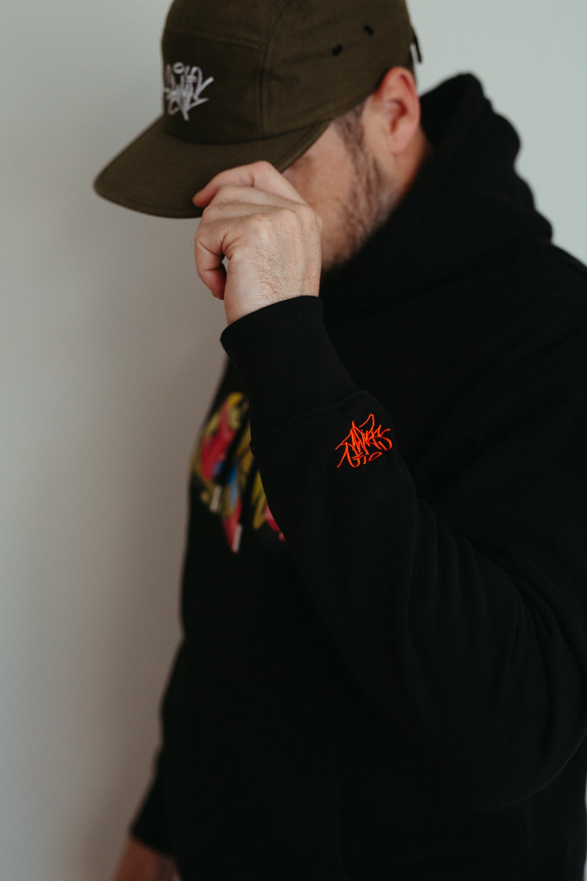 Bang 3d graffiti hoodie 100% organic cotton